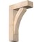 Ekena Millwork Thorton Block Smooth Bracket w/ Offset Brace, Douglas Fir, 5 1/2"W x 16"D x 24"H BKT0604X16X24THR05SDF - alternate 1